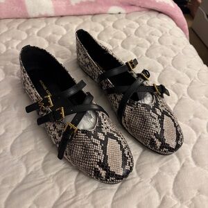 Michael Kors Indy Flex Snake Ballet Flat